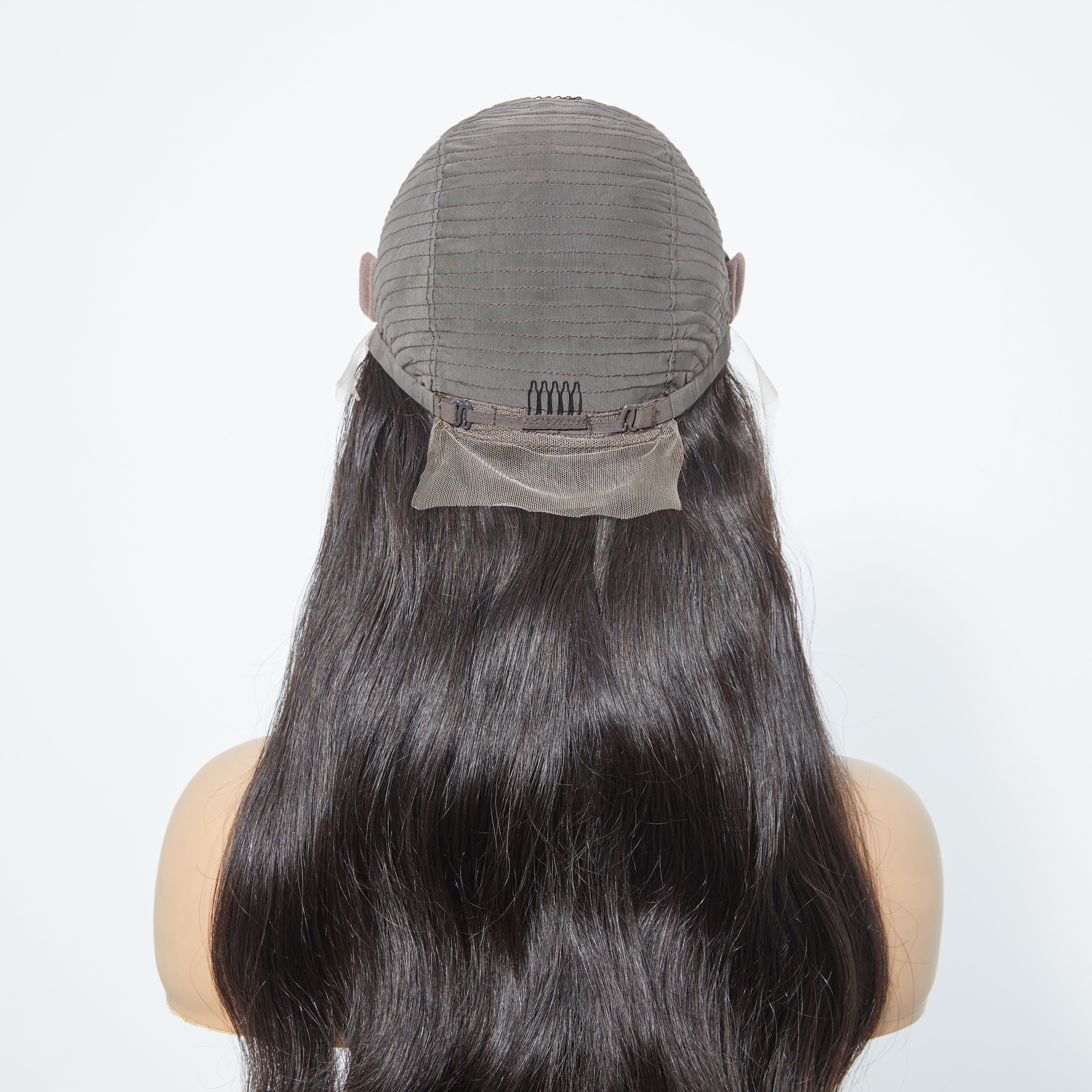 Enstah 13x6 PartingMax Glueless Lace Wigs 3D Cap Pre-bleached Body Wave Transparent Lace Front Wig 150% Density