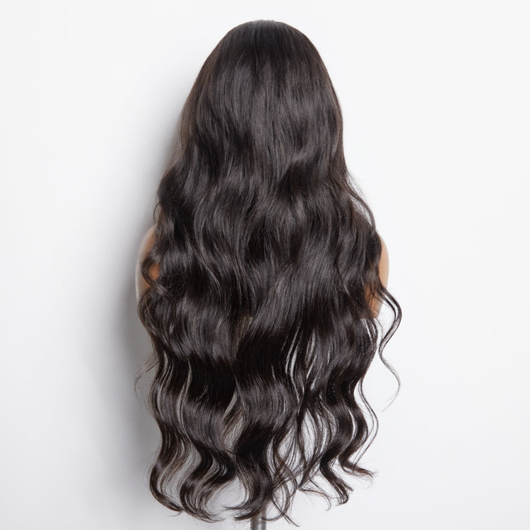 Enstah 13x6 PartingMax Glueless Lace Wigs 3D Cap Pre-bleached Body Wave Transparent Lace Front Wig 150% Density