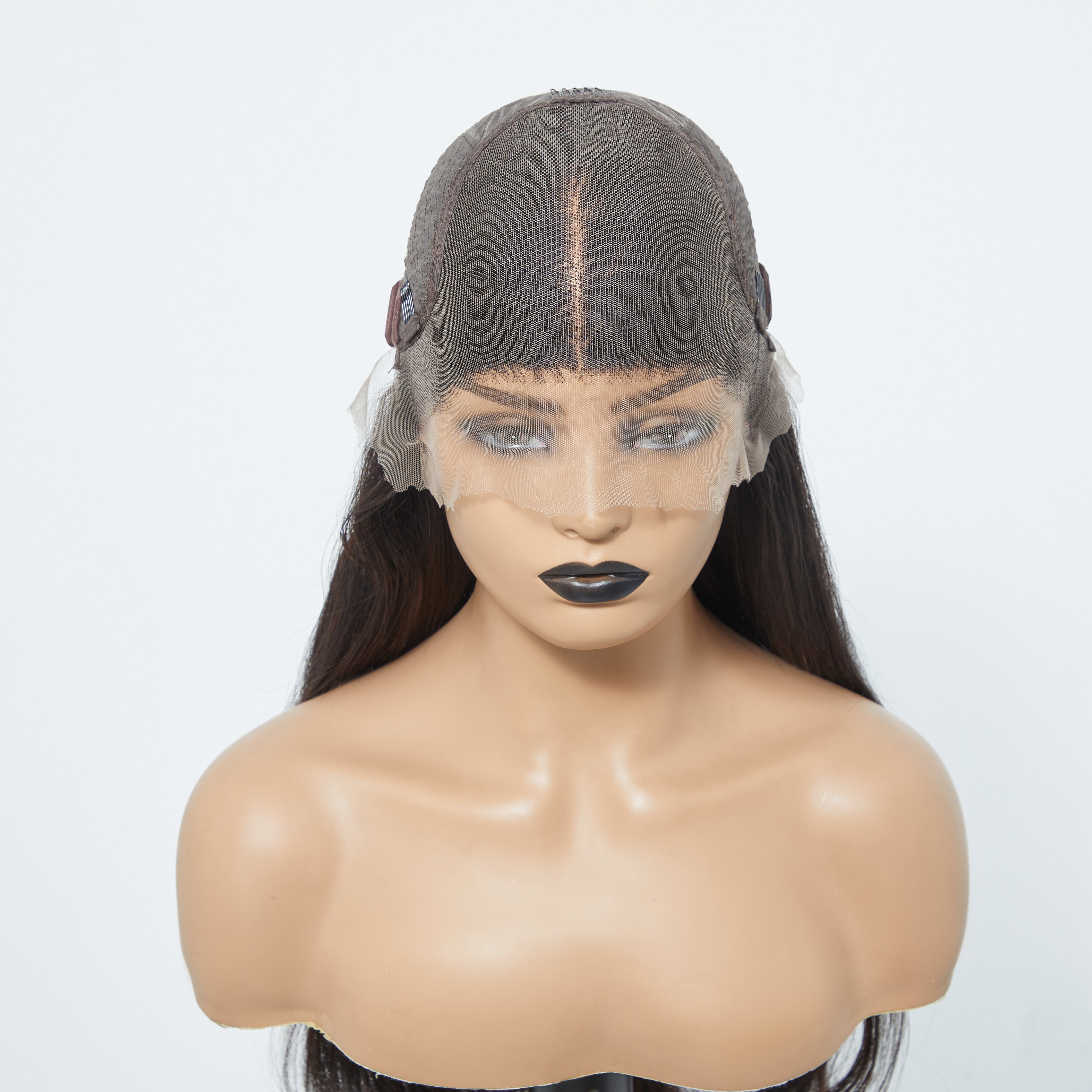 Enstah 13x6 PartingMax Glueless Lace Wigs 3D Cap Pre-bleached Body Wave Transparent Lace Front Wig 150% Density