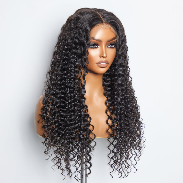 Enstah 5x5 Glueless Lace Closure Wig 180% Density Deep Wave