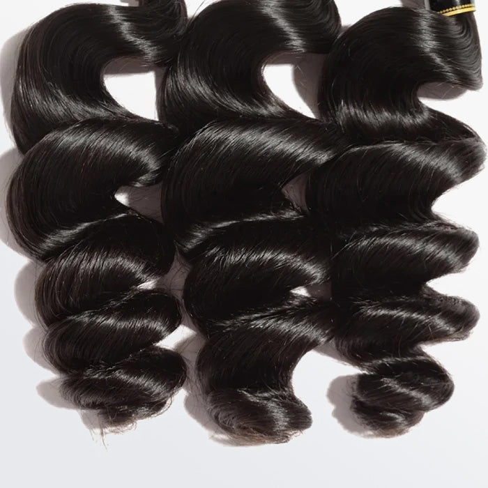 Enstah 10A 10''/12''/14'' Virgin Hair Loose Wave 3 Bundles Sample