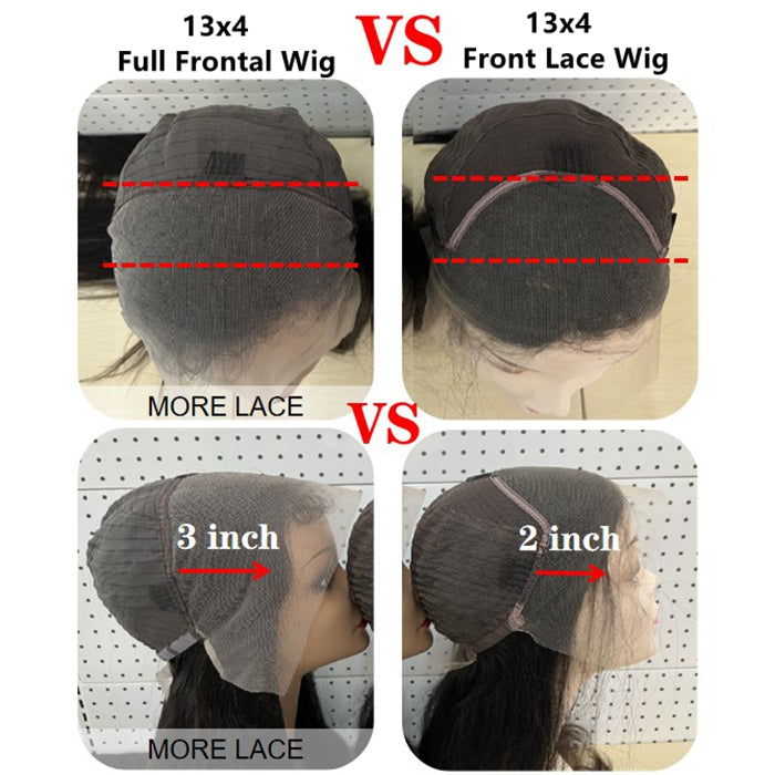 Enstah 200% Density 13x4 Full Frontal Lace Wig Deep Wave