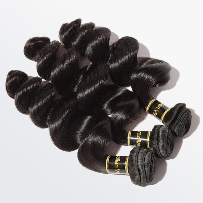 Enstah 10A 10''/12''/14'' Virgin Hair Loose Wave 3 Bundles Sample