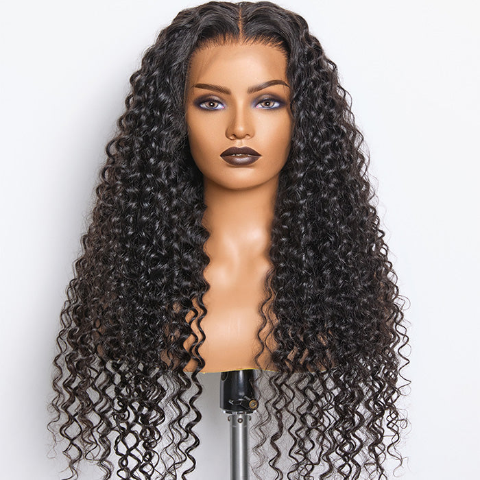 Enstah 180% Density HD 13x4 Full Frontal Lace Wig Deep Wave