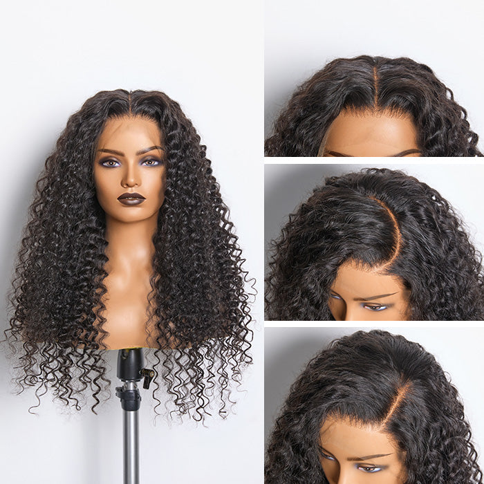 Enstah 180% Density HD 13x4 Full Frontal Lace Wig Deep Curly