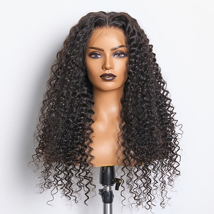 Enstah 180% Density HD 13x4 Full Frontal Lace Wig Deep Curly