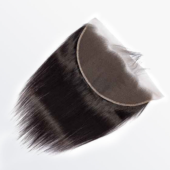 Enstah 14-20 Inch 13" x 6" HD Straight Free Parted Frontal #1B Natural Black