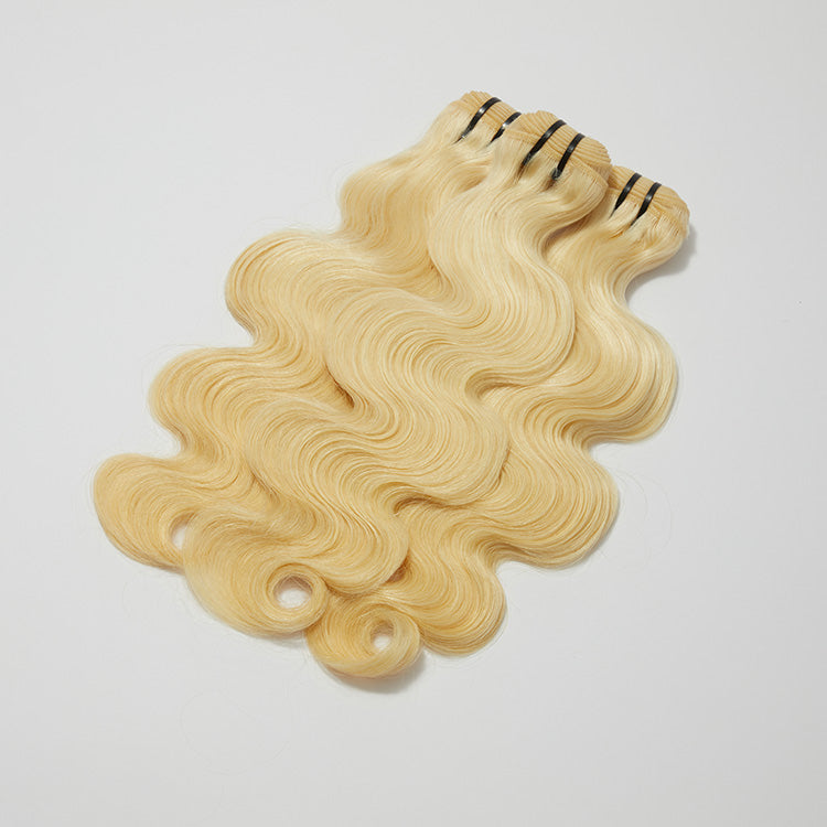 Enstah 12-30 Inch 12A Raw Hair #613 Lightest Blonde Body Wavy
