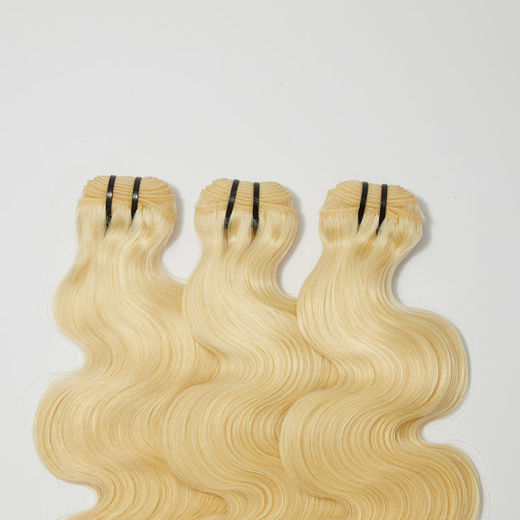 Enstah 12-30 Inch 12A Raw Hair #613 Lightest Blonde Body Wavy