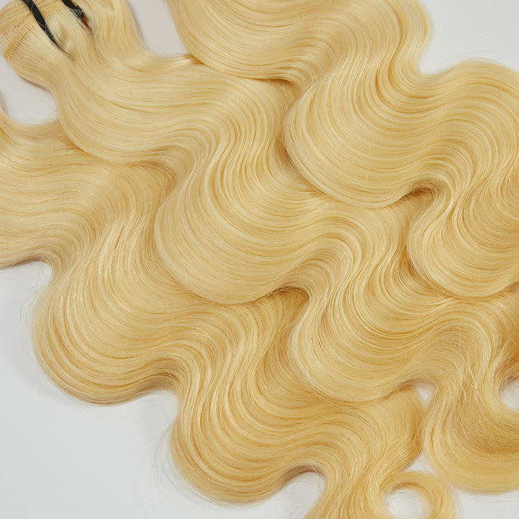 Enstah 12-30 Inch 12A Raw Hair #613 Lightest Blonde Body Wavy
