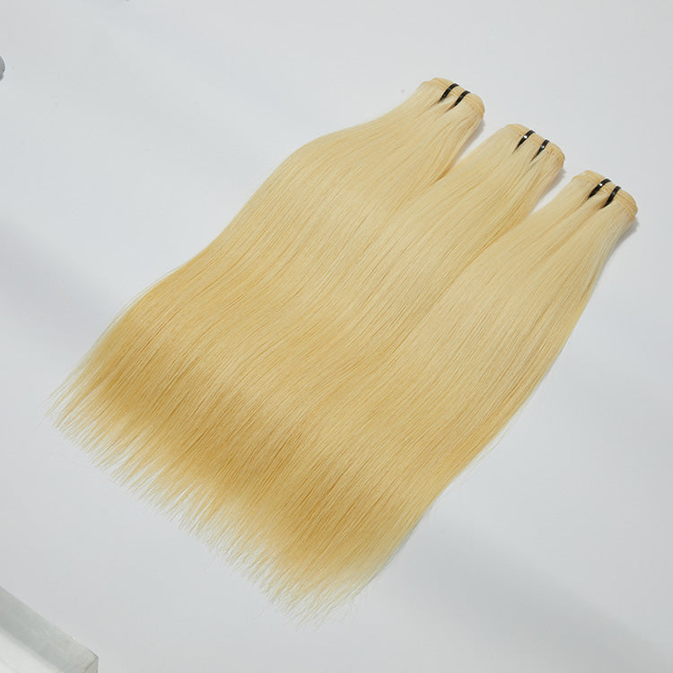 Enstah 12-30 Inch 12A Raw Hair #613 Lightest Blonde Straight