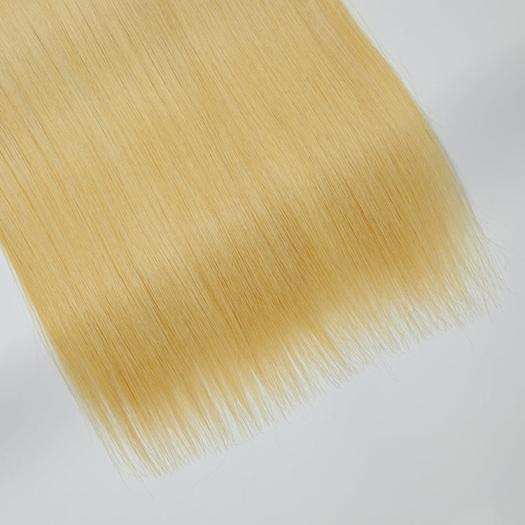 Enstah 12-30 Inch 12A Raw Hair #613 Lightest Blonde Straight
