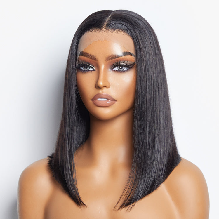 Enstah Pre-Plucked 13x4 Lace Front Straight Bob Wig 150% Density