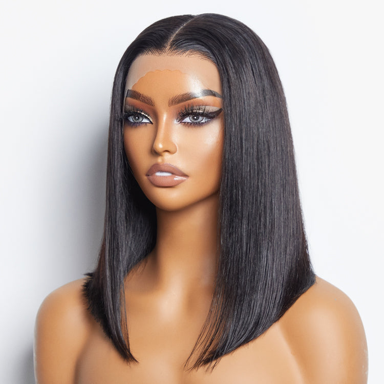 Enstah Pre-Plucked 13x4 Lace Front Straight Bob Wig 150% Density