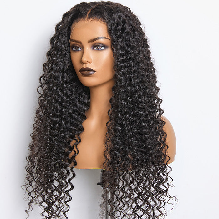 Enstah 180% Density HD 13x4 Full Frontal Lace Wig Deep Wave