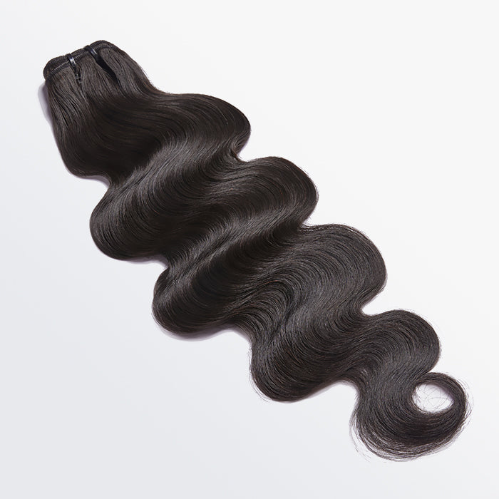 Enstah 14-30 Inches Raw Vietnam Hair Bundles Body Wavy #1B Natural Black