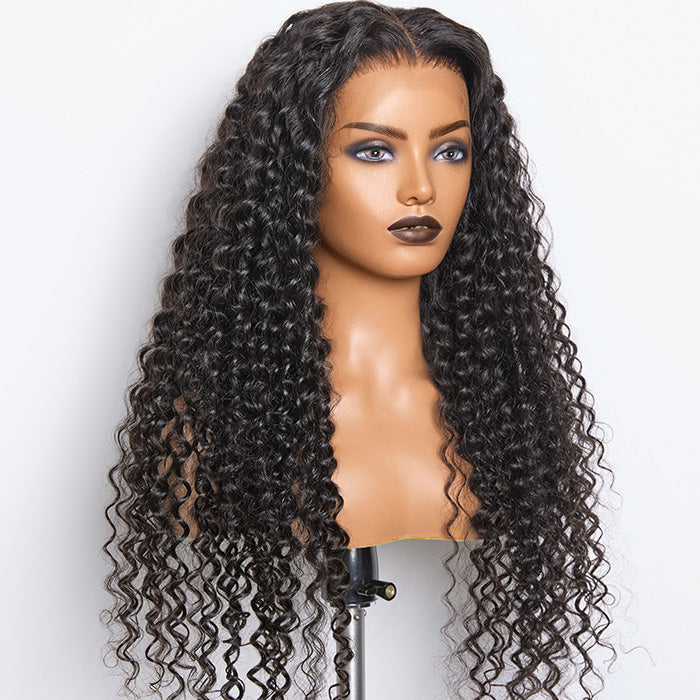 Enstah 180% Density HD 13x4 Full Frontal Lace Wig Deep Wave