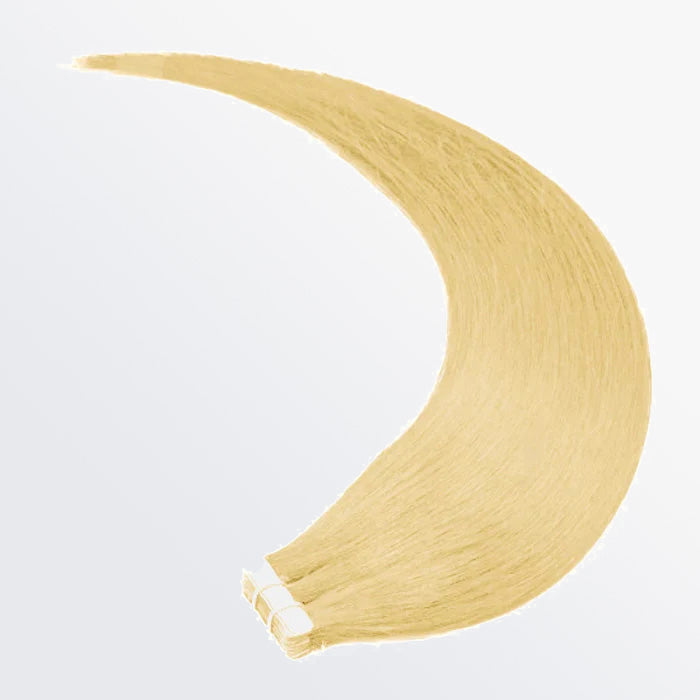 Enstah Premium Quality Straight Tape In Remy Hair Extensions #613 Lightest Blonde