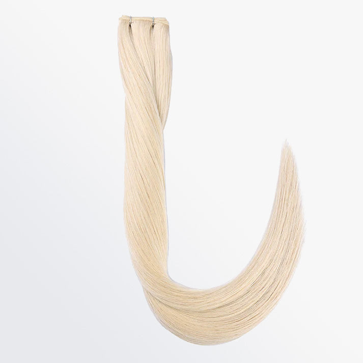 Enstah 18-24 Inches Ultra Thin Straight Genius Weft Light #613 Lightest Blonde
