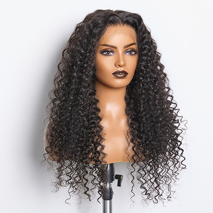 Enstah 180% Density HD 13x4 Full Frontal Lace Wig Deep Curly