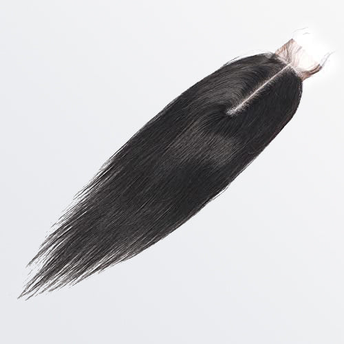 Enstah 14-20 Inches 2" x 6" Upgrade Straight HD Lace Closure #1B Natural Black