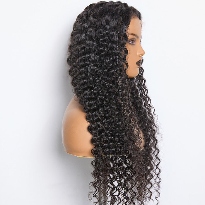 Enstah 180% Density HD 13x4 Full Frontal Lace Wig Deep Wave