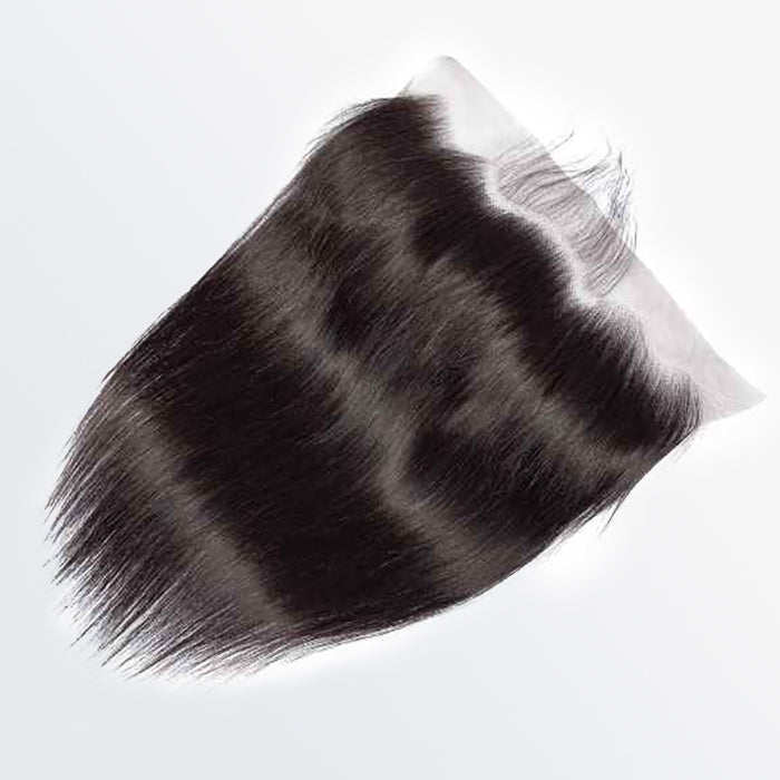 Enstah 14-20 Inch 13" x 6" HD Straight Free Parted Frontal #1B Natural Black