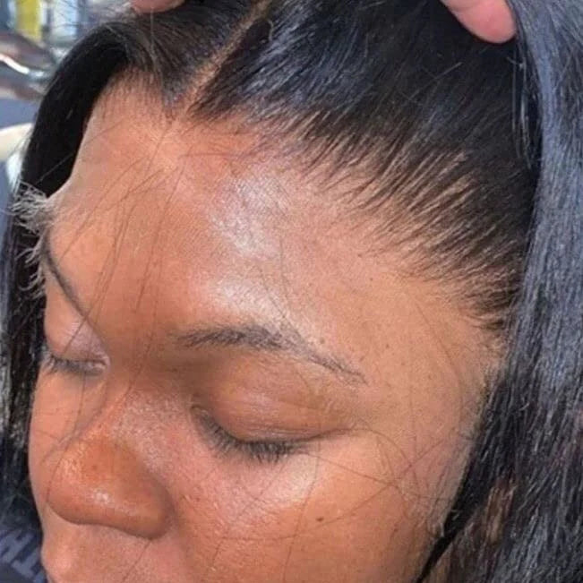 Enstah 14-20 Inch 13" x 4" HD Body Wavy Free Parted Frontal #1B Natural Black