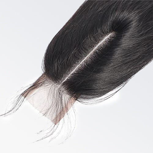 Enstah 14-20 Inches 2" x 6" Upgrade Straight HD Lace Closure #1B Natural Black