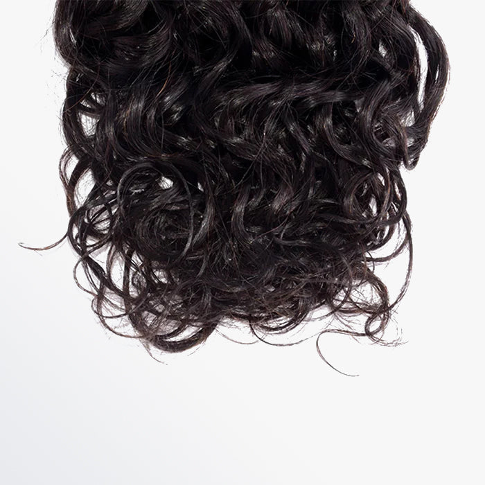 Enstah 14-30 Inch Water Wave Virgin Brazilian Hair #1B Natural Black