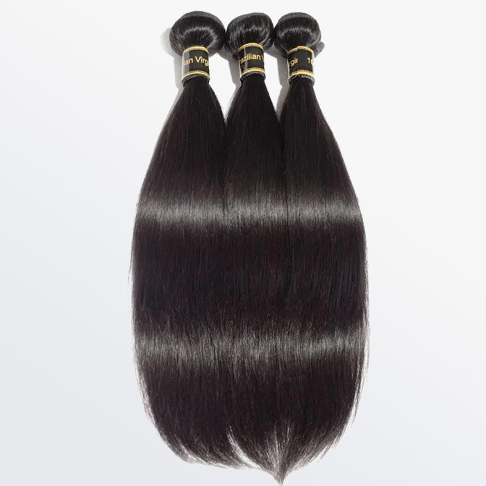 Enstah 10A 10/12/14 Virgin Hair Straight 3 Bundles Sample