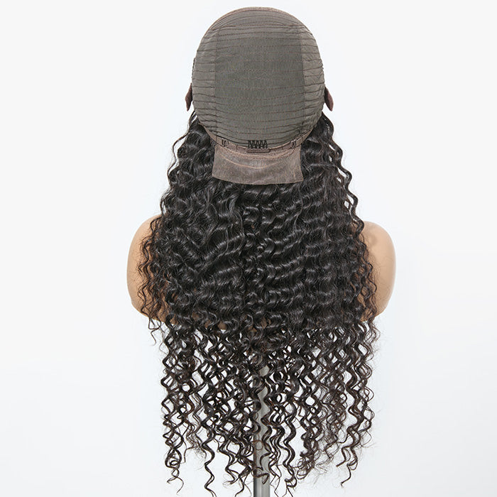 Enstah 180% Density HD 13x4 Full Frontal Lace Wig Deep Wave