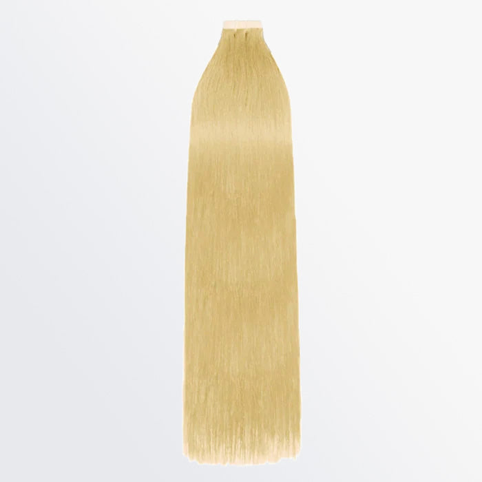 Enstah Premium Quality Straight Tape In Remy Hair Extensions #613 Lightest Blonde