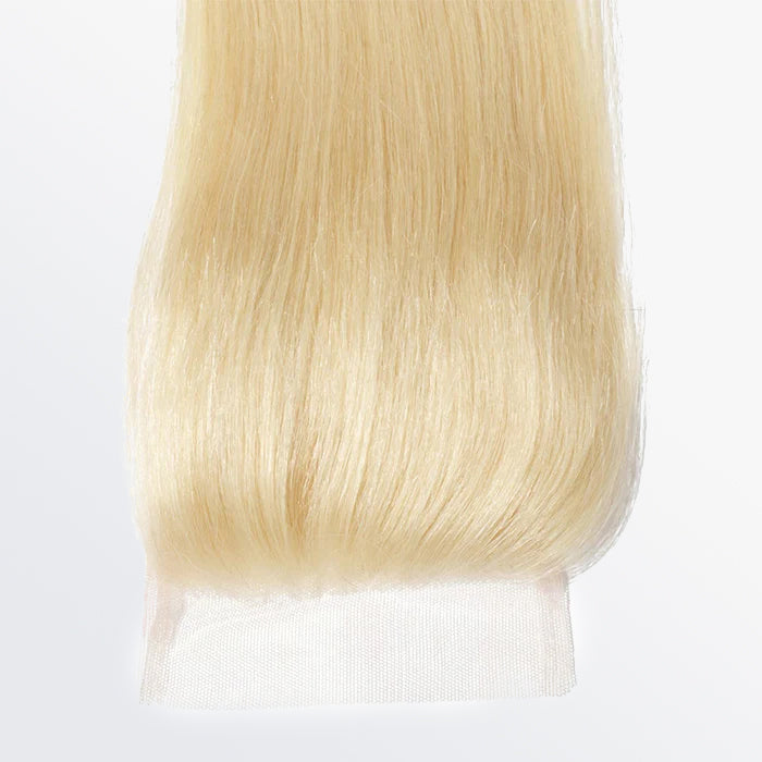 Enstah 12-20 Inch 4" x 4" Straight Free Parted 12A #613 Lace Closure