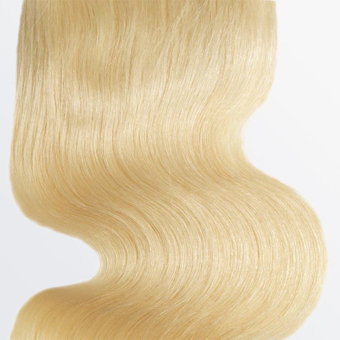 Enstah 12-20 Inch 4" x 4" Body Wavy Free Parted 12A #613 Lace Closure