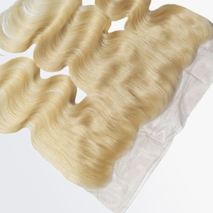 Enstah 14-20 Inch 13" x 4" Body Wavy Free Parted #613 Frontal
