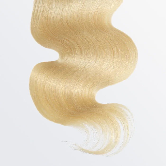 Enstah 12-20 Inch 4" x 4" Body Wavy Free Parted 12A #613 Lace Closure