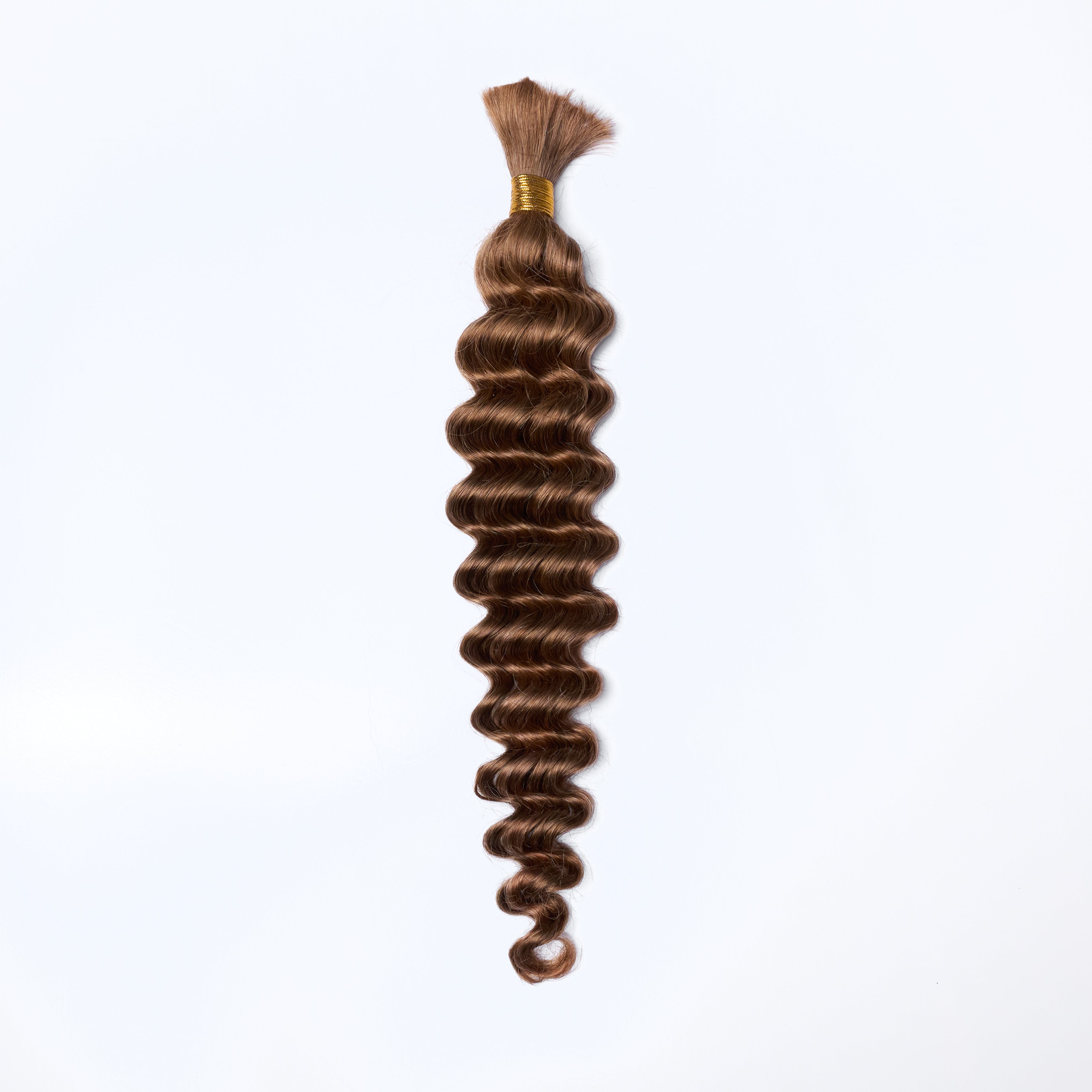 Enstah 20inch Deep Wave Bulk Hair For Braiding #30 Color