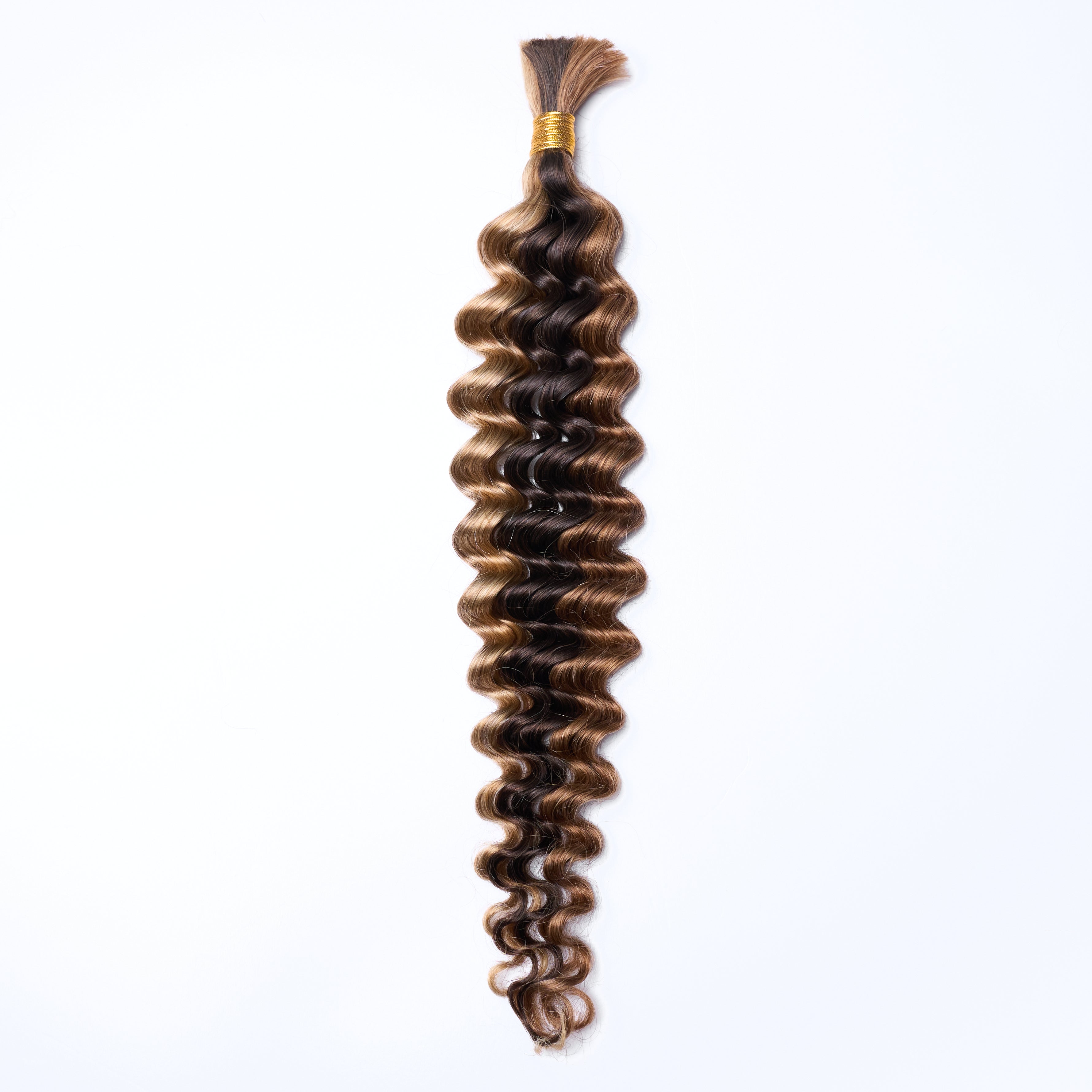 Enstah 20inch Deep Wave Bulk Hair For Braiding #P4/27 Color