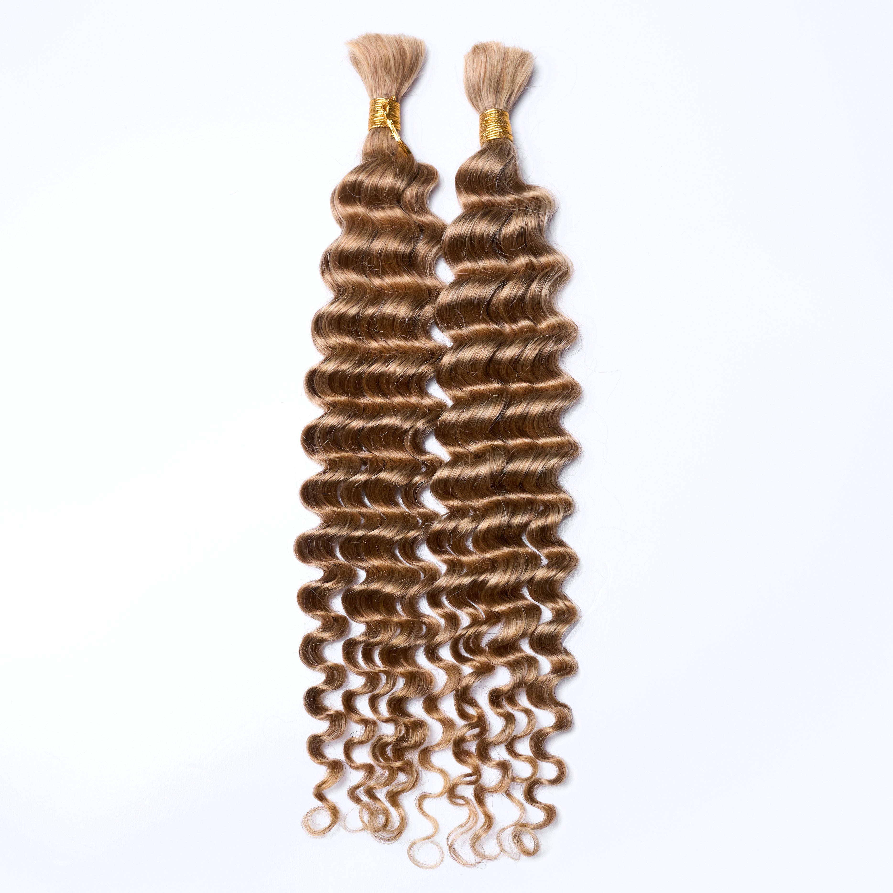Enstah 20inch Deep Wave Bulk Hair For Braiding #27 Color