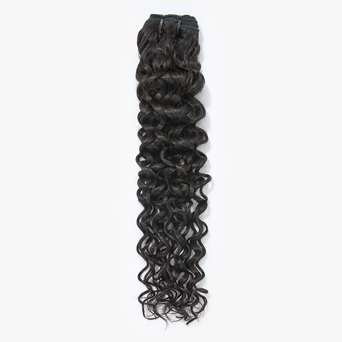 Enstah 18-26 Inches Raw Vietnam Hair Bundles Burmese Curly #1B Natural Black